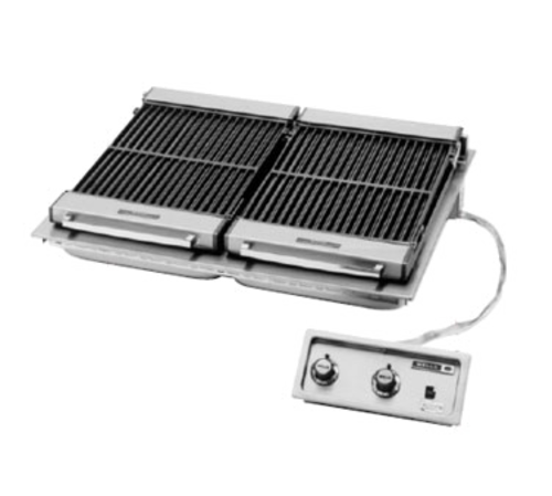 Wells B-506 36" Radiant Electric Drop-In Charbroiler | 208/240 Volt