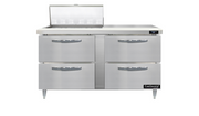Continental Refrigerator D60N12M-D Refrigerated Counter, Mega Top Sandwich / Salad Unit