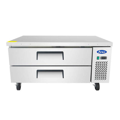 Atosa MGF8450GR 49" 2-Drawer Refrigerated Chef Base | 7.7 Cu. Ft.