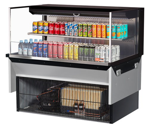 Turbo Air TOM-48L-UF-W(B)-2SI-N Refrigerated Display Case