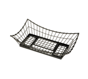 Tablecraft GMT2113 Grand Master Transformer 21" x 13" x 5-1/2" Black Metal Tabletop Basket
