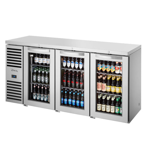 True Mfg. TBR72-RISZ1-L-B-GGG-1 Back Bar Cooler