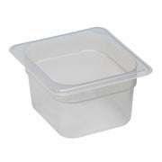 Cambro 64PP190 Polypropylene 1/6 Size Food Pan | 4” Deep
