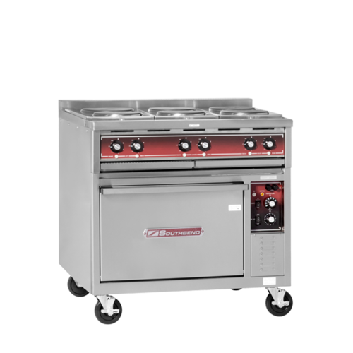 Southbend SE36A-BBB 36" 6 Burner Electric Range w/ Convection Oven