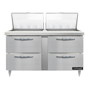 Continental Refrigerator D60N24M-D Refrigerated Counter, Mega Top Sandwich / Salad Unit