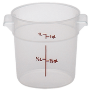 Cambro RFS1PP190 1 qt. Round Storage Container