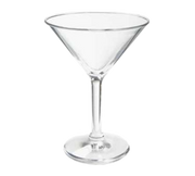 G.E.T. SW-1407-1-SAN-CL 10 oz. Plastic Martini Glass | Case of 24