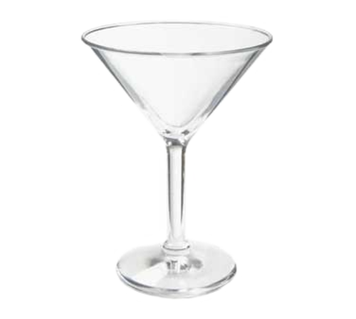 G.E.T. SW-1407-1-SAN-CL 10 oz. Plastic Martini Glass | Case of 24