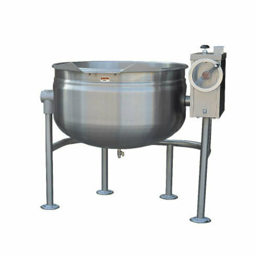 Crown Steam DLT-30F Direct Steam Full Jacket Tilting Steam Kettle | 30 Gal. Capacity