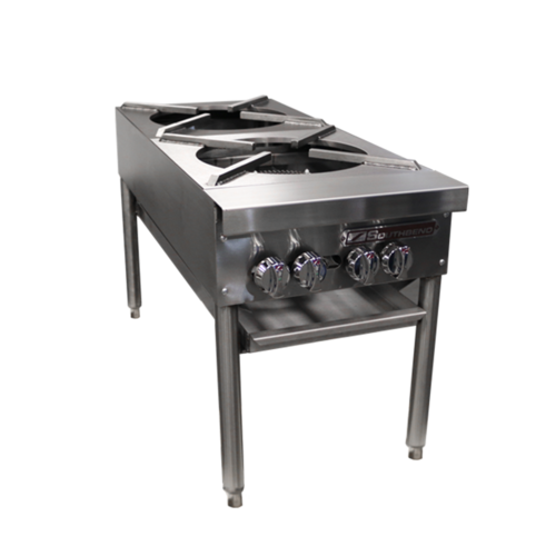 Southbend SPR-2J-FB 2 Burner Gas Stock Pot Range | 90,000 BTU
