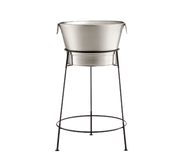 Tablecraft BT2137N 11 Gallon Round Beverage Tub w/ Stand