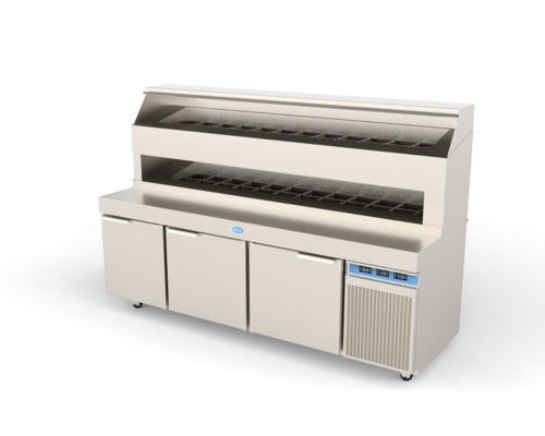Randell 8396D-290 3 Door Pizza Prep Table