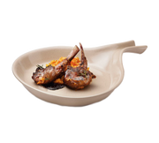 G.E.T. SK-1-S Tahoe 13" Sandstone Melamine Serving Skillet | Case of 12