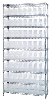 Quantum WR9-203CL Shelving Unit, Wire