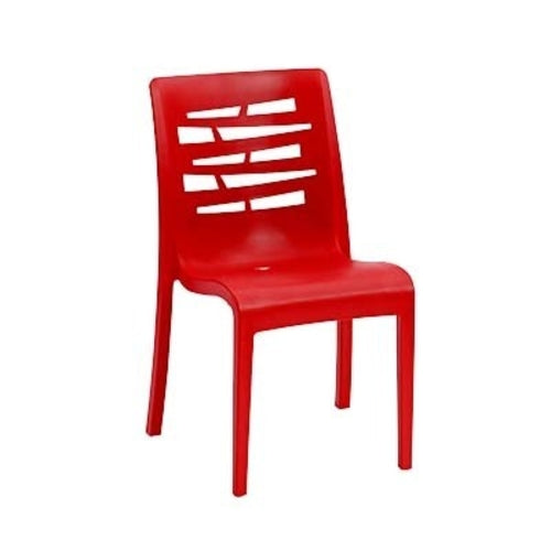 Grosfillex US218414 Essenza Stacking Outdoor Chair | Red