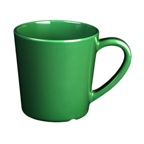 Thunder Group CR9018GR 3 1/8" Mug/Cup, Green 7 oz. | Case of 12