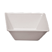 Thunder Group 16oz Passion White Square Melamine Bowl | Model No. PS5006W