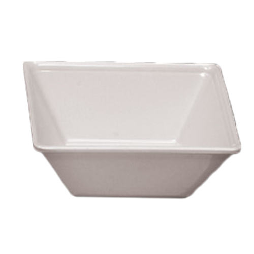 Thunder Group 16oz Passion White Square Melamine Bowl | Model No. PS5006W