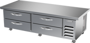 Beverage Air WTFCS72HC-76 76" 4 Drawer Worktop Chef Base Freezer | 14.51 Cu. Ft.