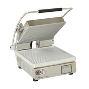 Star Pro-Max 2.0 PGT14 14.5" Aluminum Panini Sandwich Grill | Grooved Plates