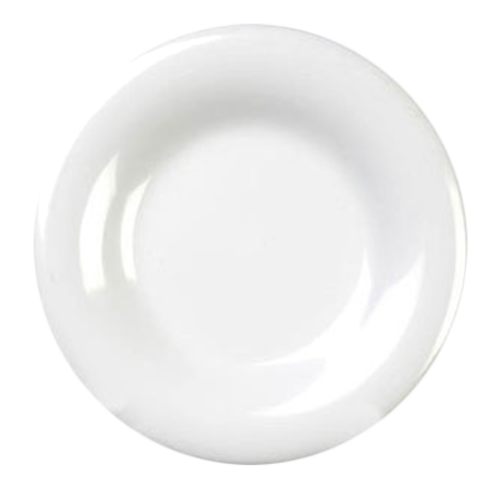 Thunder Group CR012W White 11 3/4" Wide Rim Plate | Case of 12
