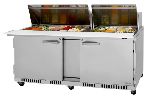 Turbo Air PST-72-30-FB-N Mega Top Sandwich / Salad Prep Table