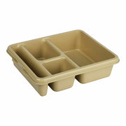 Cambro 9114CP 4 Compartment Meal Delivery Tray | 9" x 11"