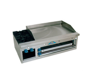 Comstock-Castle FHP48-36B 48" Countertop Gas Hot Plate, Griddle & Cheesemelter Combo | 129,000 BTU