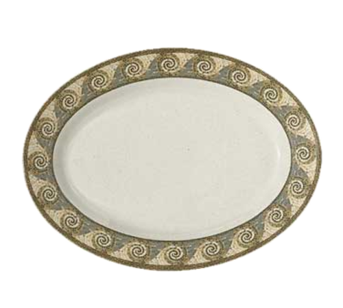 G.E.T. Mosaic 21" x 15" Oval Melamine Platter | Model No. OP-621-MO