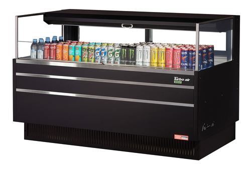 Turbo Air TOM-60L-UFD-W(B)-1S-N Open Air Merchandiser