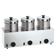 Server 85900 Triple 5 qt. Countertop Soup Warmer / Rethermalizer | 1500 Watt