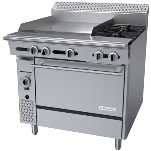 Garland C36-2-1C Range, 36" Heavy Duty, Gas