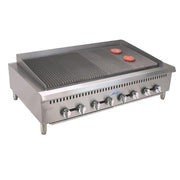 Comstock-Castle CCHRB48 48" Countertop Gas Radiant Charbroiler | 160,000 BTU