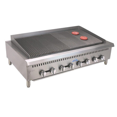 Comstock-Castle CCHRB48 48" Countertop Gas Radiant Charbroiler | 160,000 BTU