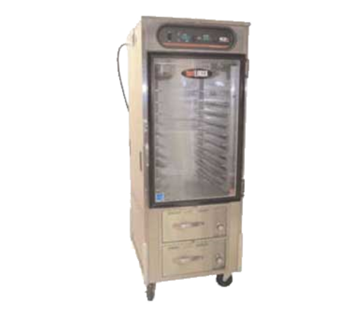 Carter-Hoffmann HL10-10-RW Humidified Holding Cabinet w/ Drawer Warmer | (10) 18" x 26" Pan Capacity