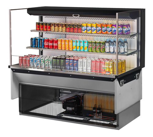 Turbo Air TOM-60L-UF-W(B)-3SI-N Refrigerated Display Case