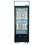 Atosa MCF8725GR 25" 1-Glass Door Black Merchandiser Refrigerator | 11.1 Cu. Ft.