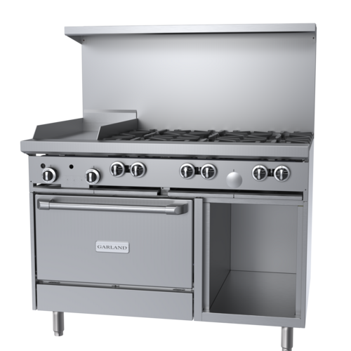 Garland G48-6G12RS Range, 48" Restaurant, Gas