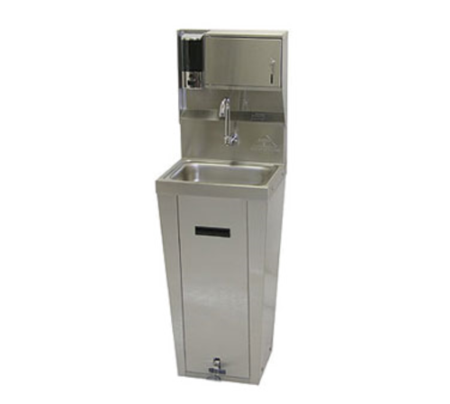 Advance Tabco 7-PS-95 Pedestal Base Hand Sink w/Soap, Towel Dispensers
