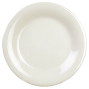 Thunder Group CR009V Ivory 9 1/4" Wide Rim Plate | Case of 12