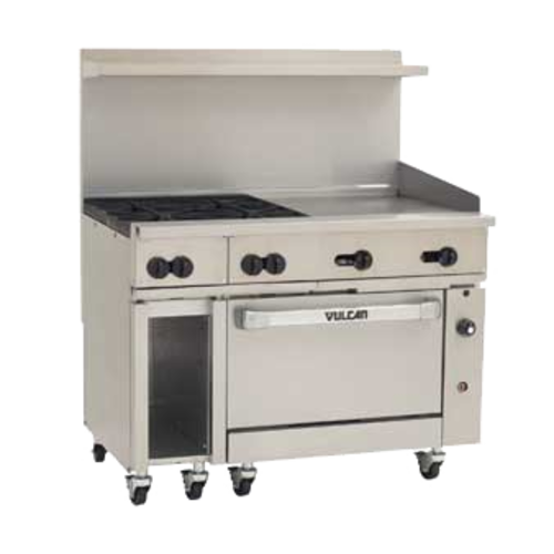 Vulcan 48S-4B24G 48" Restaurant Gas Range