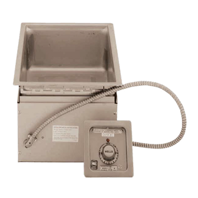 Wells MOD-100TD 1-Pan Drop-In Hot Food Well w/Drain | 1240 Watts