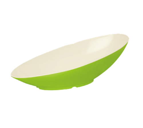 G.E.T. Keywest B-798-KW 2-1/2 qt Oval Angled Melamine Serving Bowl