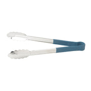 Winco UT-12HP-B 12" Pom Tong w/ Blue Handle
