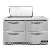 Continental Refrigerator SW48N12M-FB-D Refrigerated Counter, Mega Top Sandwich / Salad Unit