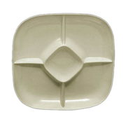 Thunder Group 15" x 15" Passion Pearl Melamine Chip & Dip Platter | Model No. PS1515V