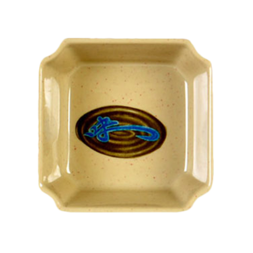 Thunder Group 1002J 3 1/8" Square Bowl, Wei 4 oz. | Case of 12