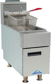 Comstock-Castle CCGTF-25-N 25 lb. Full Pot Countertop Gas Fryer | 44,000 BTU