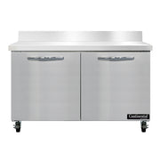 Continental SW48NBS 48" 2-Door Worktop Refrigerator | 13.4 Cu. Ft.