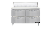 Continental Refrigerator D48N18M-D Refrigerated Counter, Mega Top Sandwich / Salad Unit